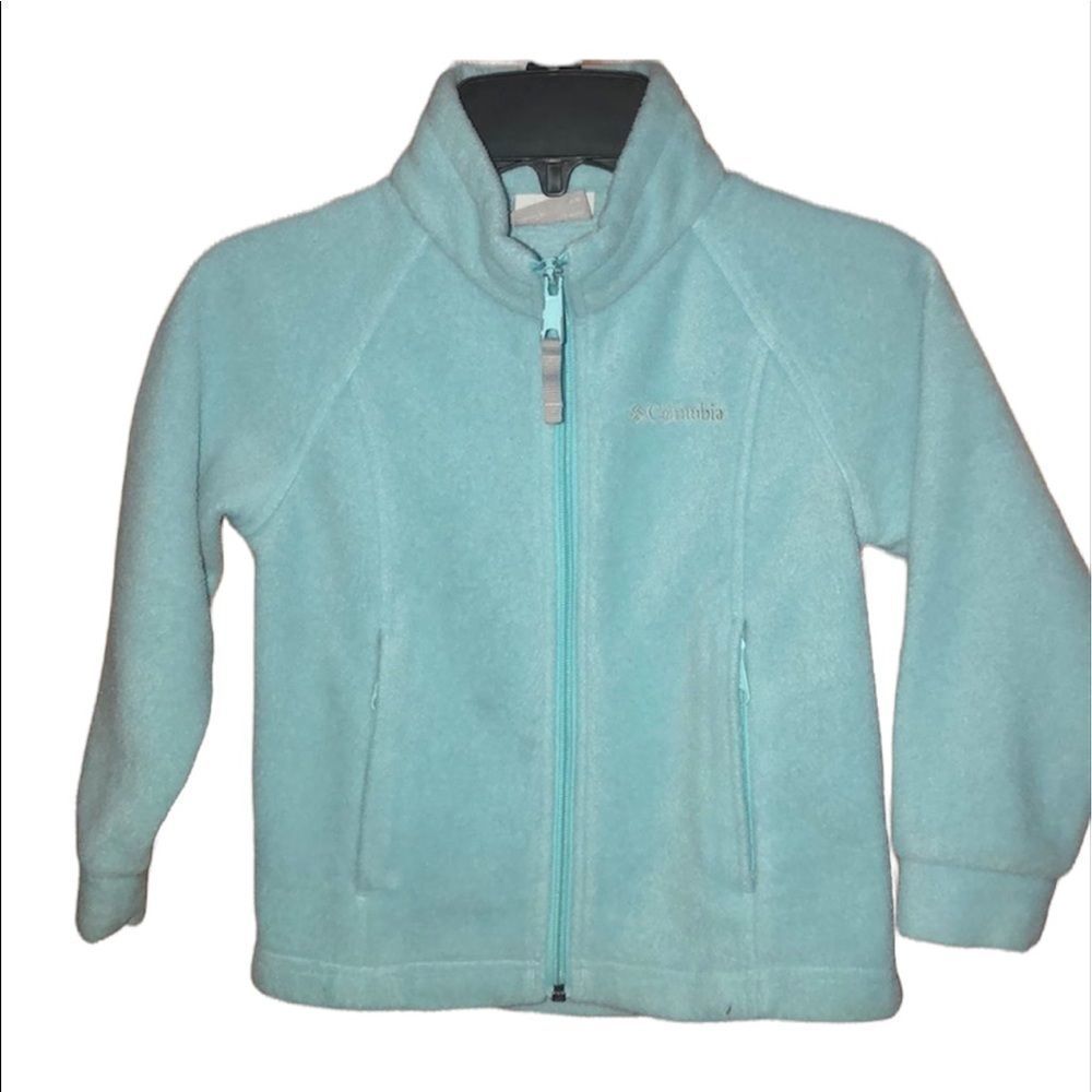•COLUMBIA• little Kids Columbia full zip jacket  size 4/5 GUC